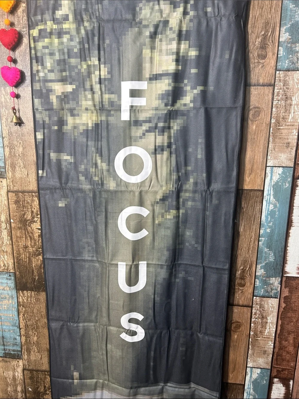Focus motivational workout towel travel